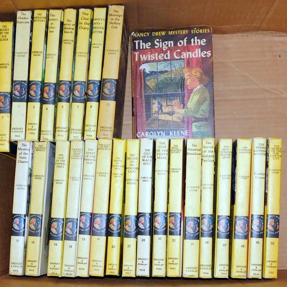 Nancy Drew Mystery Books 26 Different Titles Random Dates and Numbers Free Ship